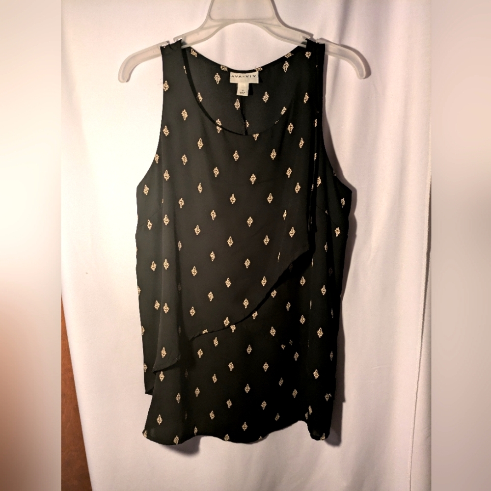 AVA & VIV Sleeveless Blouse